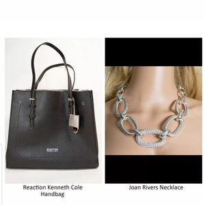 Reaction Kenneth Cole Purse & Joan Rivers Necklace